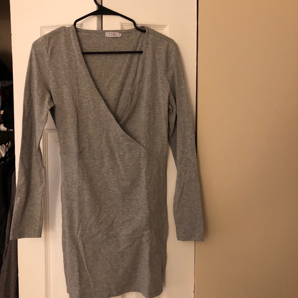 Tobi Gray Bodycon Dress